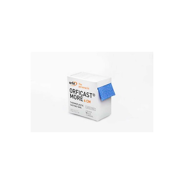 Orfit Orficast More Thermoplastic Tape, 2" Width x 9 ft. Length, Blue, 1 Roll